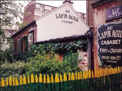 Dans quel quartier de Paris, le cabaret ''Au Lapin Agile'' est-il situé ?