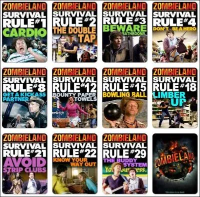 Combien y a-t-il de rgles pour survire a zombieland ?