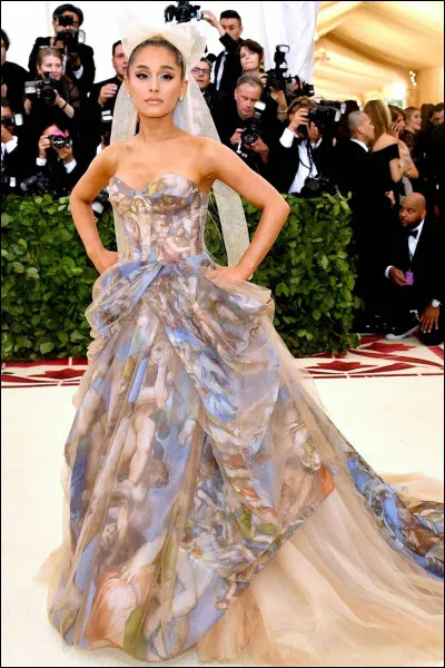 À quel événement portait-elle cette robe ?