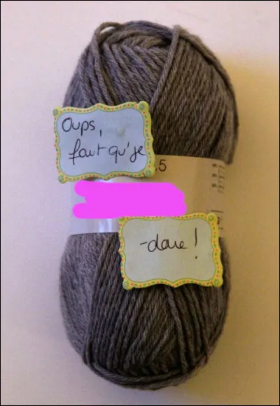 Pourquoi ? T'as mauvaise à laine ?