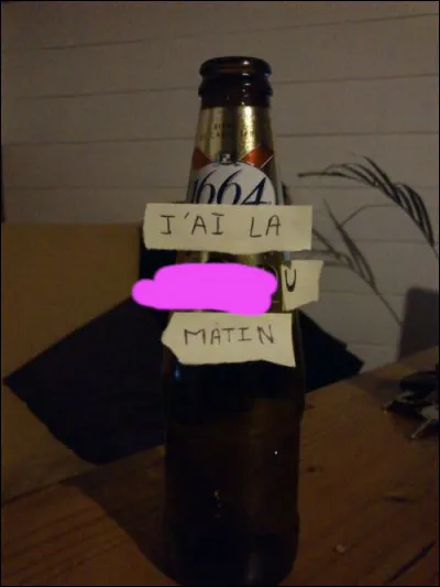 Encore une mise en bière...