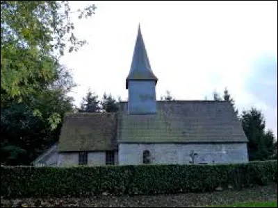 Nous sommes maintenant en Seine-Maritime devant la chapelle de Louvetot, à Grigneuseville. Nous sommes en région ...