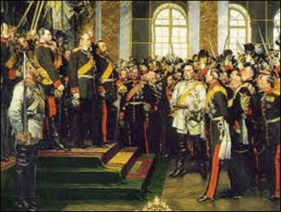 18 janvier 1871 : 
Après la défaite à Sedan et la capitulation de Napoléon III, le 2 septembre 1870, la France, qui était encore en guerre, subit une nouvelle humiliation avec, dans la Galerie des Glaces du château de Versailles, la proclamation de l'Empire allemand. Qui devint alors le premier empereur germanique du IIe Reich ?
