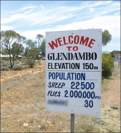 Aucun doute, vous serez ici bien entourés ! "22 500 moutons, 2 millions d'insectes volants environ et 30 ... " (Complétez !)