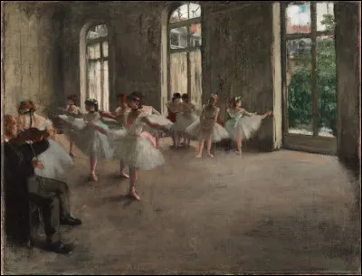 Qui a peint "La répétition" ?