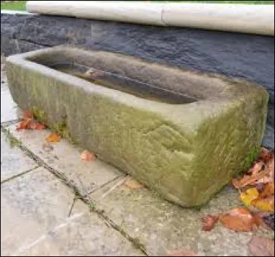 Comment appelle-t-on cette mangeoire généralement utilisé pour les porcs ?