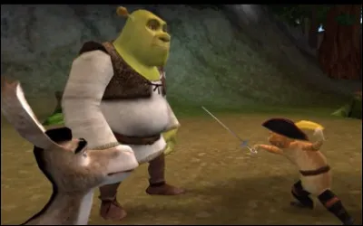 Qui ce chat chargé d'assassiner Shrek, battu par celui-ci qui lui laisse la vie sauve, il en devient un ami ?