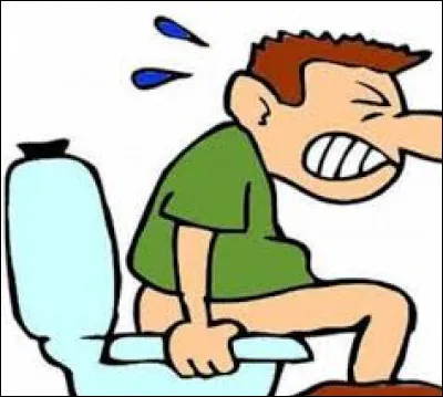 Je souffre d'une peur assez particulière, oui, celle d'être constipé.