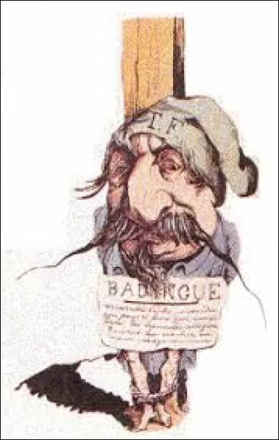 Lequel de ces hommes est surnommé "Badinguet" ?