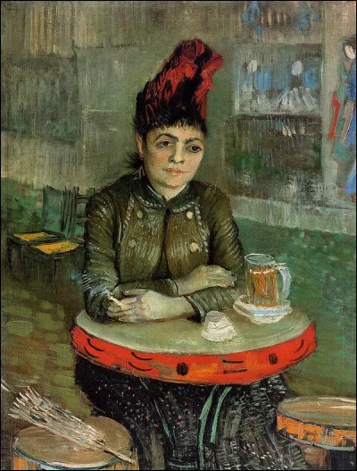 "Femme au café du Tambourin" est un tableau de quel peintre ?