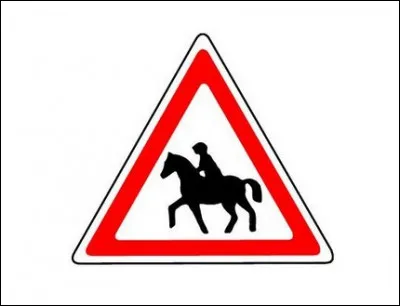 Attention de ne pas tomber dans le panneau. Quel danger indique ce panneau routier ?