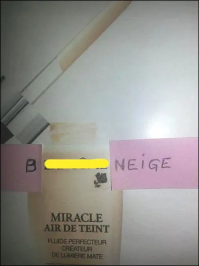 ...et clair comme de l'eau de Rocher !