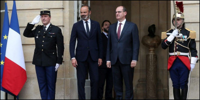 3 juillet, changement de 1er ministre en France. Jean Castex remplace....