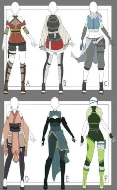 Quelle tenue préfères-tu dans cette image ?