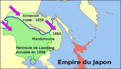 À quelle date s'est déroulée la guerre russo-japonaise qui se termina par le traité de Portsmouth ?