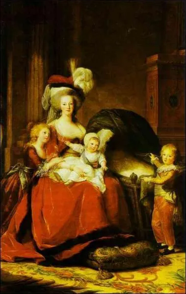 Quel peintre franais n en 1755 a ralis 'Portrait de Marie Antoinette avec ses enfants' ?