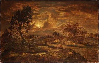 Quel peintre franais n en 1812 a ralis 'Coucher de soleil prs d'Arbonne' ?