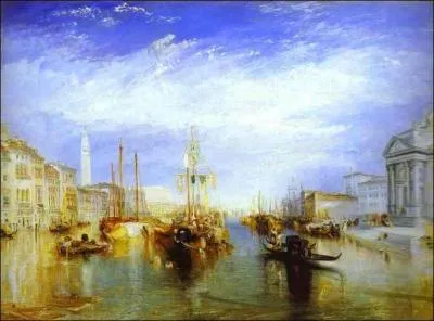 Quel peintre anglais n en 1755 a ralis 'Le grand canal  Venise' ?
