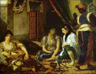 Quel peintre franais n en 1798 a ralis 'Femmes d'Alger dans leur appartement' ?