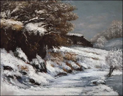 Quel peintre est l'auteur du tableau "Effet de neige" ?