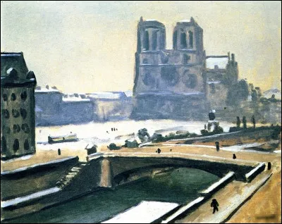 Qui a r&eacute;alis&eacute; "Notre-Dame sous la neige" ?