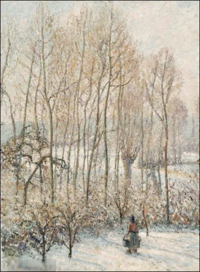 Qui a peint "Matin de neige ensoleill&eacute; &agrave; Eragny" ?