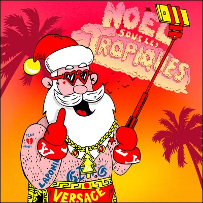 Quel rappeur francophone a dit passer un "Noël sous les tropiques" en 2019, aux côtés de DJ Weedim ?