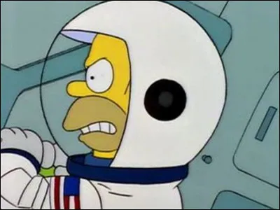 Que mange Homer Simpson dans l'espace sur une musique classique ?