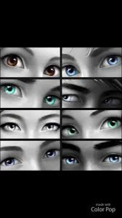 Quelle couleur d'yeux préfères-tu ?