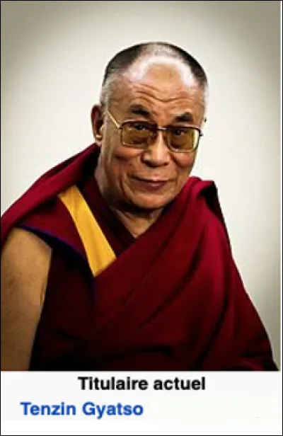 Depuis 1391, quel est le nom de la plus importante lignée de réincarnation du bouddhisme tibétain ?