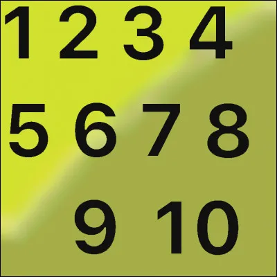 Lequel de ces chiffres est ton favori ?