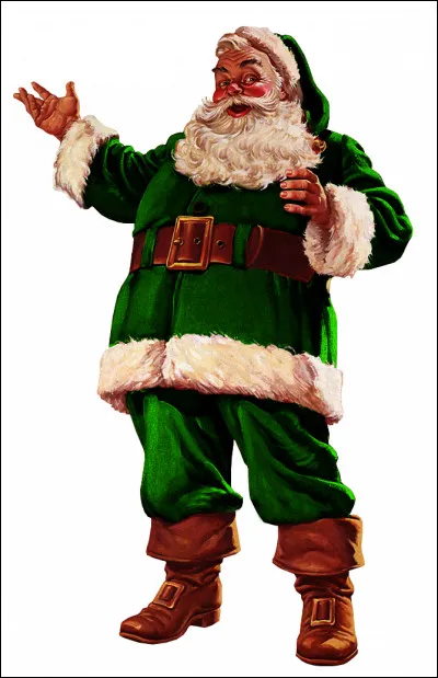Quelle est la couleur d'origine du père Noël ?