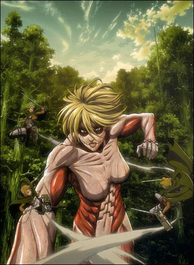 Qui se fait tuer par le Titan Féminin ?