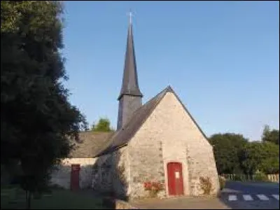 Nous sommes &agrave; pr&eacute;sent en Mayenne devant l'&eacute;glise Saint-Martin de Champfr&eacute;mont. Nous nous trouvons en r&eacute;gion ...