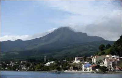 Où se trouve la montagne Pelée ?