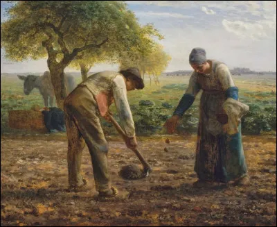 Qui a peint ce tableau nommé "Les Planteurs de pommes de terre"