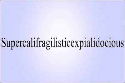 ''Supercalifragilisticexpialidocious'' est un mot magique tiré de quel film ?