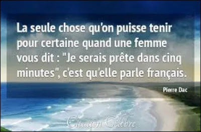 Si la fortune vient en dormant ...