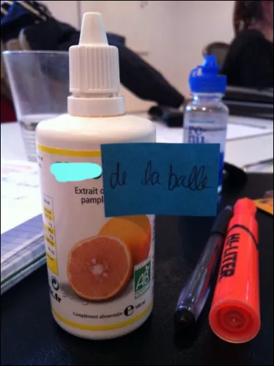 Oui, mais pour l'instant, elle est dans ton camp !