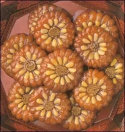 Quelle est cette confiserie corenne faite d'huile de ssame, de farine de bl et de miel ?