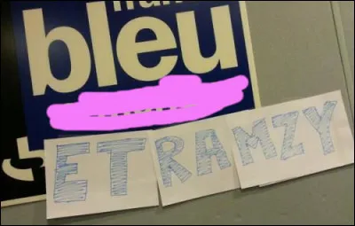 On y voit que du bleu, en tous cas !