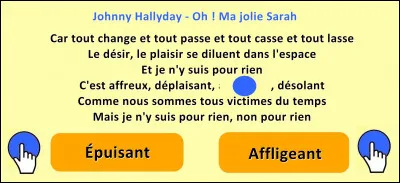 Faites le bon choix !