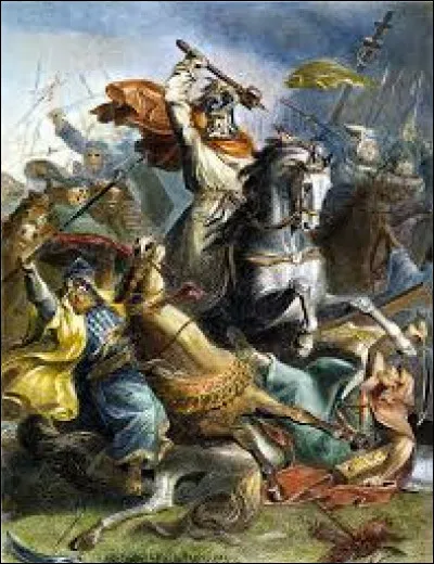 De qui Charles Martel était-il le grand-père ?