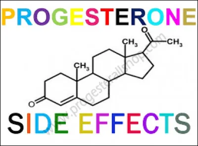 À propos de la progestérone :
