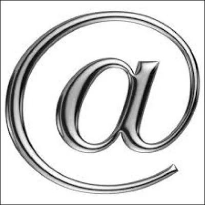 Comment s'appelle ce caractère typographique indispensable de l'adresse électronique ?
