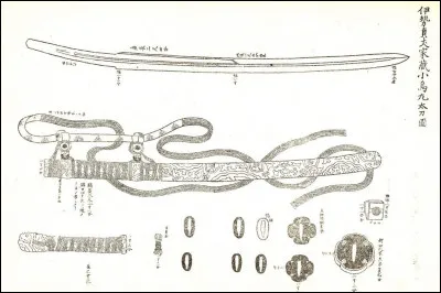 VIIIe s. > Elle constitue un tournant dans la fabrique des armes japonaises : c'est le dernier exemple d'épée à double tranchant, avant l'avènement de ce qui deviendra le "katana" : son nom "Kogarasu Maru", signifie ...