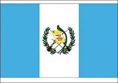 Ce drapeau est celui du Guatemala.