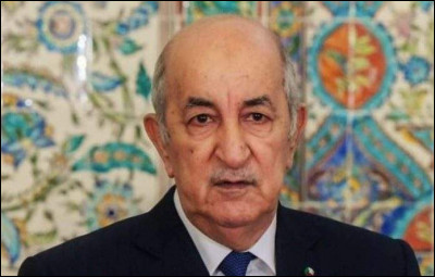 Qui est l'actuel président de l'Algérie ?