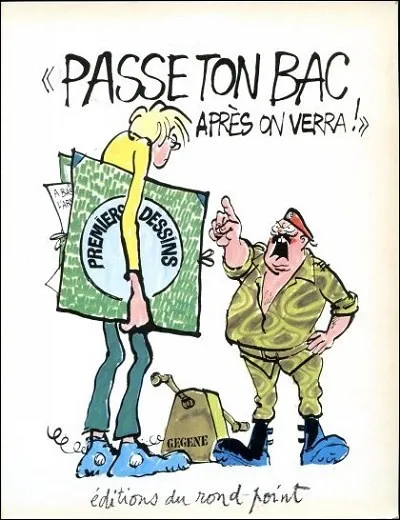 Pot comme potache : qui a créé ce potache de bande dessinée, appelé Grand Duduche ?