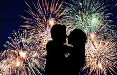 Généralement où s'embrasse-t-on traditionnellement à minuit pour se souhaiter une bonne année ?